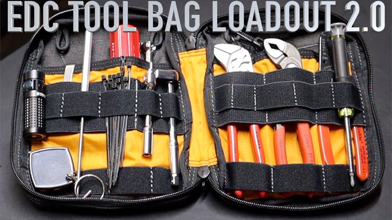 EDC Tool Pouch Setup - Mini Tool Bag loadout 